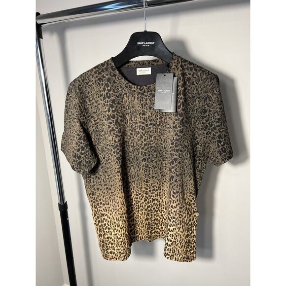 Saint Laurent Leopard T Shirt M